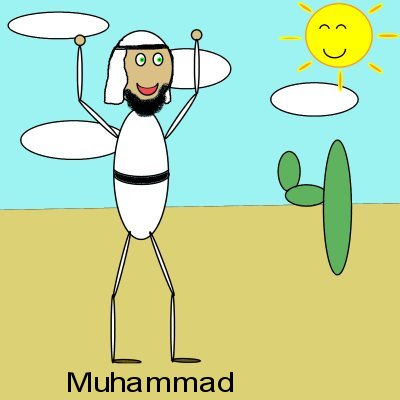 Muhammad is happy
